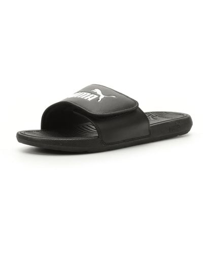 PUMA Cool Cat 2.0 Alternative Closure Slide Sandals - Black