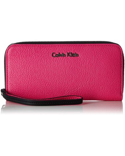 Calvin Klein Joyce Large ZIPAROUND K60K601018 Geldbörsen 19x10x2 cm - Pink