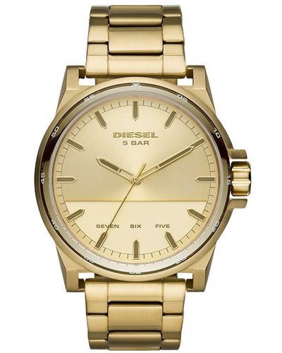 DIESEL D-48 Three-hand Watch Gold One Size - Metallic