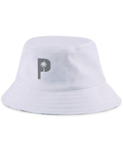 PUMA X Palm Tree Crew Golf Bucket Hat - Weiß