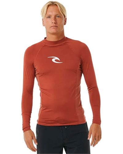 Rip Curl Red - Uv Sun Protection And Spf