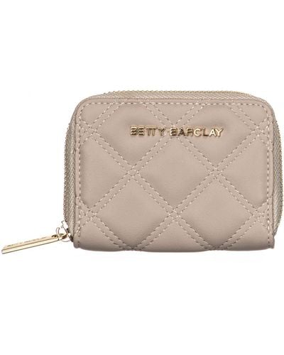 Betty Barclay Zip Wallet S Cream - Schwarz