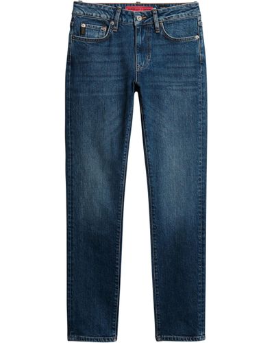 Superdry Vintage Mid Rise Slim Jeans 24 - Blue