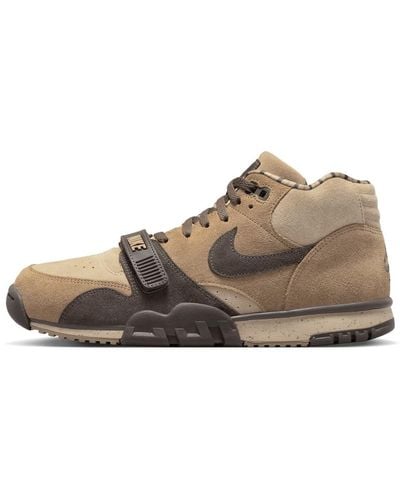Nike Air Trainer 1 Trainers Hay/baroque Brown/taupe Dv6998-200 Uk 9.5