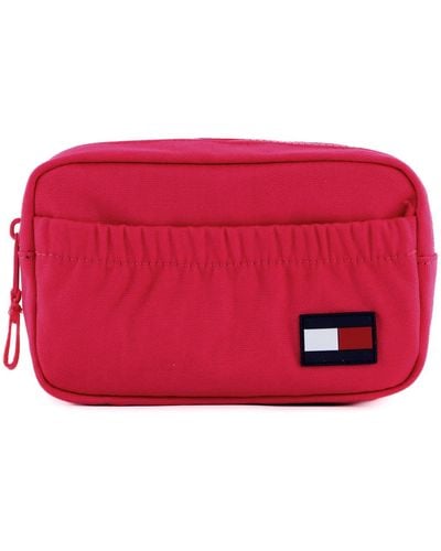 Tommy Hilfiger Eco Fun Bumbag Laser Pink - Rot