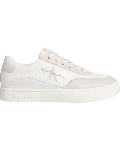 Calvin Klein Classic Cupsole Low Lace Lth Ml - White