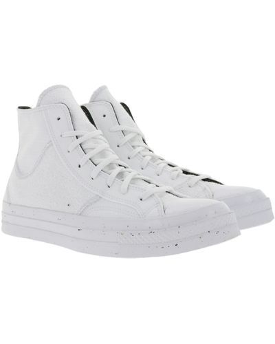 Converse Chuck Taylor 70 High Top Sneaker City-Schuhe Renew Remix Skater-Schuhe Freizeit-Schuhe Weiß - Grau