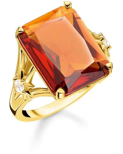 Thomas Sabo Ring Orange Stone