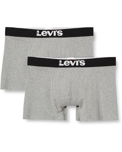 Levi's Solid Basic Boxers - Gris
