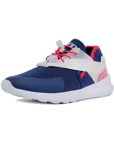 Nautica Fashion Slip-On Sneaker Jogger Comfort Running Shoes-CANVEY-Radical - Blu