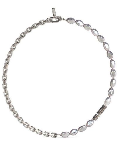 Guess Umn04065stwi S Edgy Styles Necklace - Metallic