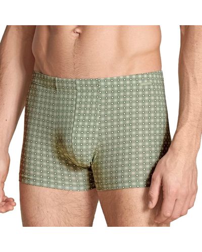 CALIDA Cotone Grafico Boxer a Pantaloncino - Verde