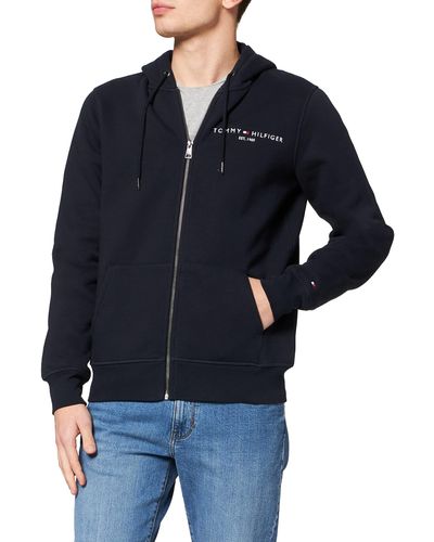 Tommy Hilfiger Tommy Logo Hoodie With Zip - Multicolour