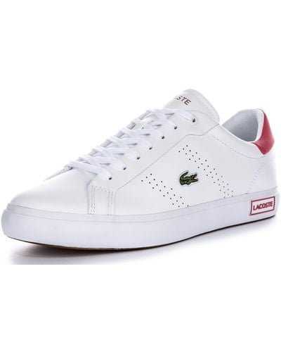 Lacoste Powercourt 2.0 Classic Tennis Court Trainers - White