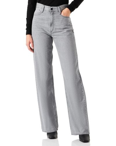 G-Star RAW Stray Ultra High Straight Wmn Jeans - Gray