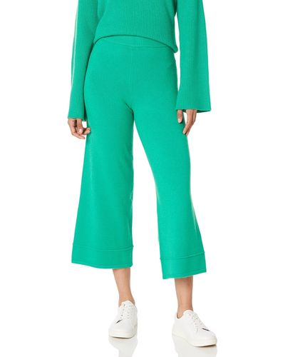 The Drop Bernadette Pull-on Loose-fit Cropped Jumper Pant - Green