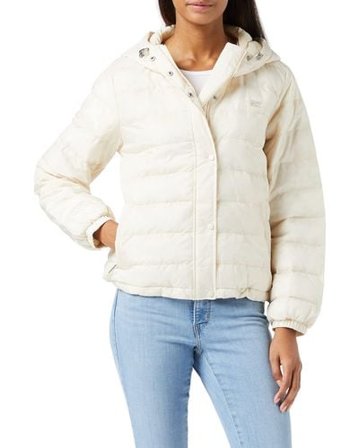 Levi's Edie Packable Jacket Chaqueta Mujer Angora - Blanco
