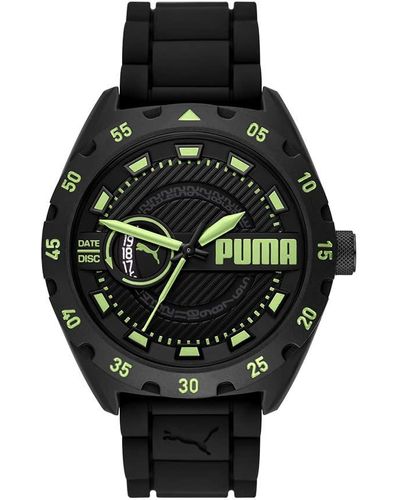 PUMA Street V2 Quartz Watch - Black
