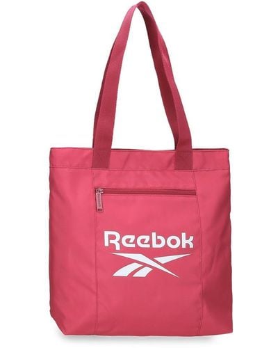 Reebok Ashland Shopping Bag Pink 31x34x12cm Polyester By Joumma Bags