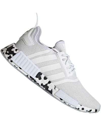 adidas Nmd R1 Spectoo Lace-up White Synthetic S Trainers Fx6818 in Grey |  Lyst UK