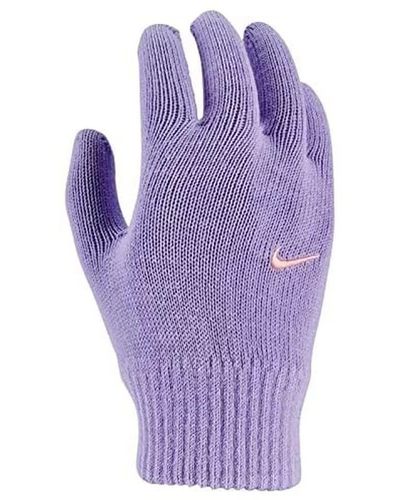 Nike Swoosh Knit 2.0 Winter Handschuhe - Lila