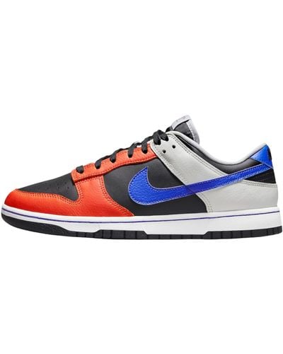 Nike Dunk Low Retro EMB s Trainers DD3363 Sneakers Chaussures - Bleu