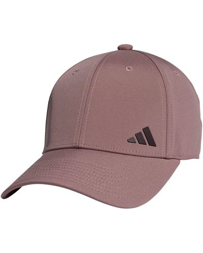 adidas Backless Ponytail Hat Adjustable Fit Baseball Cap - Lila