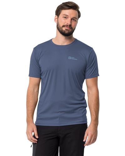 Jack Wolfskin Tech T M T-shirt - Blue