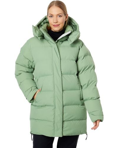 Helly Hansen Aspire Puffy Parka Waterproof Windproof Breathable Jacket - Green