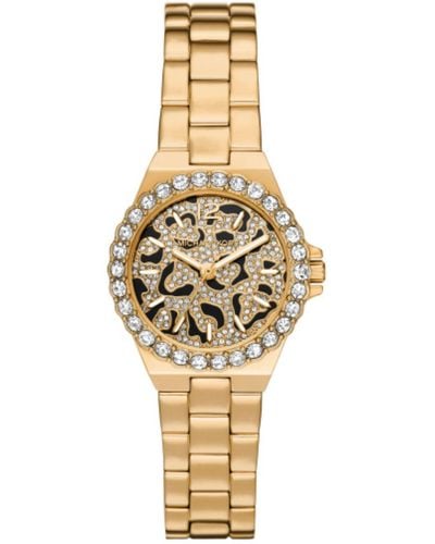 Michael Kors Watches Lennox Quartz Watch with Stainless Steel Strap - Metallizzato
