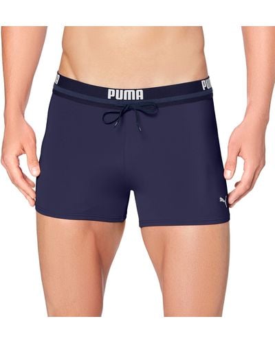 PUMA Logo Swimming Trunks Bañador - Azul