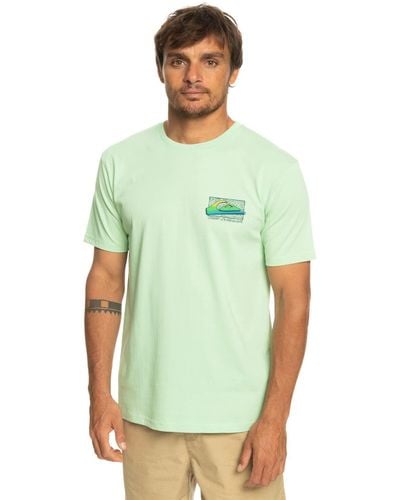 Quiksilver T-shirt For - T-shirt - - L - Green