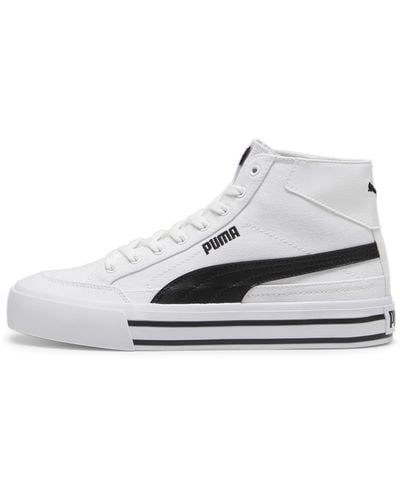 PUMA Court Classic Vulc Mid Sneaker - White