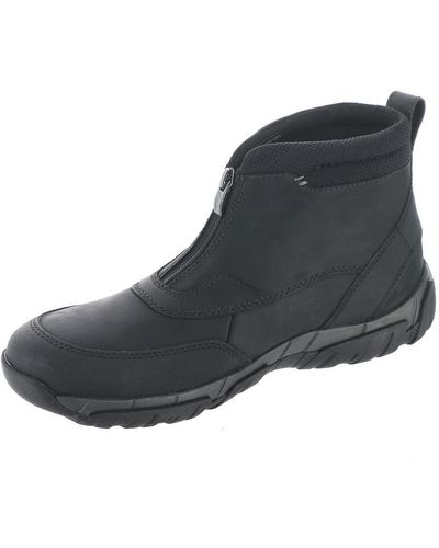 Clarks Grove Zip Waterproof Ankle Boot - Gray