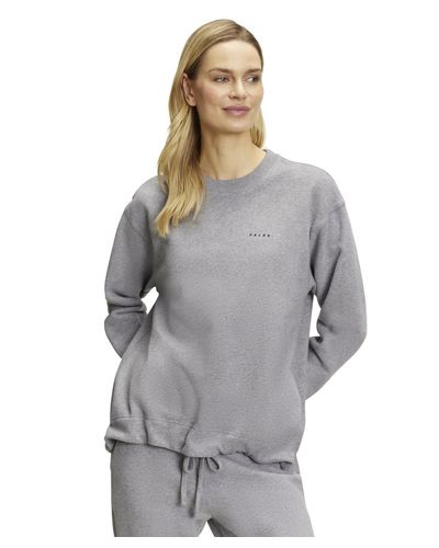 FALKE Sweatshirt Basic Sweat Shirt W PU Baumwolle weich hautfreundlich 1 Stück - Grau