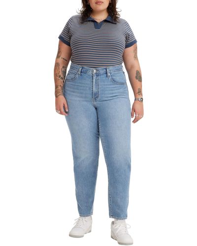 Levi's Plus Size 80s Mom Jeans - Blau