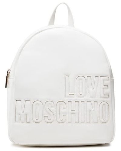 Love Moschino , ZAINO Donna, Bianco, Unica