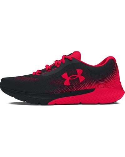 Under Armour Charged Rogue 4 Running Shoe, - Red