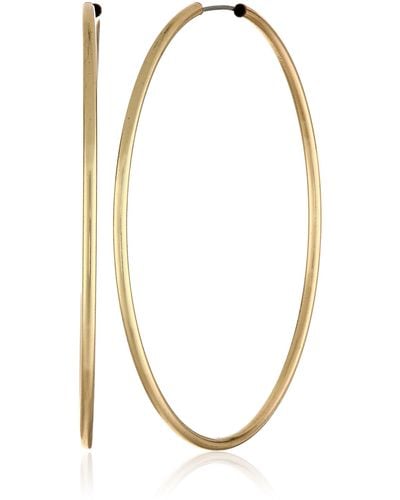 Guess "basic" Gold Large Endless Hoop Earrings - Metallic