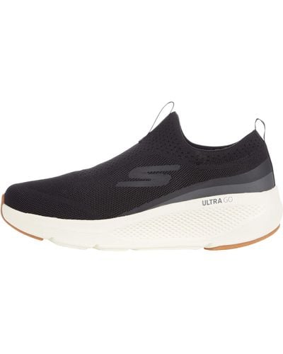 Skechers Athletic Slip-on Workout Running Shoe Sneaker With Cushioning - Black