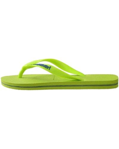 Havaianas Flip-Flops Brasil Logo Colors - Grün