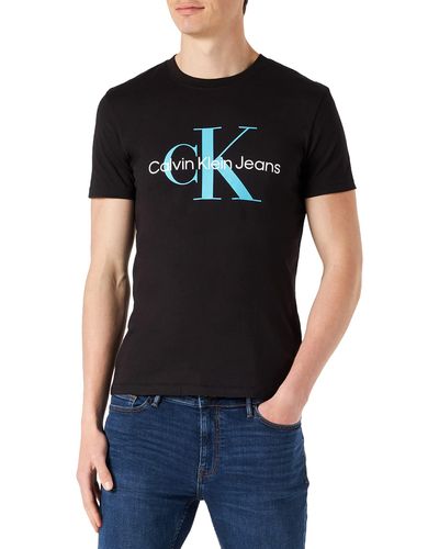Calvin Klein Jeans T- Shirt Monogramme saisonnier - Noir