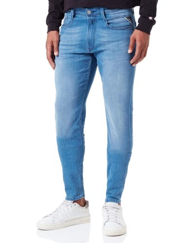 Replay Jeans Bronny Slim-Fit mit Power Stretch - Blau