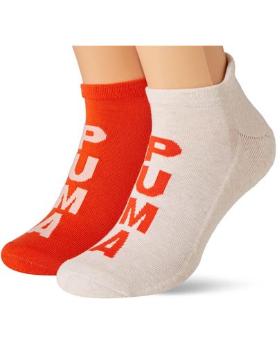 PUMA Logo Sneaker Scarpe da Ginnastica - Rosso