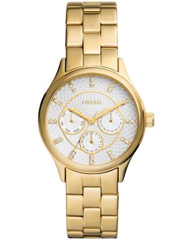 Fossil Bq3912 Ladies Modern Sophisticate Watch - Metallic