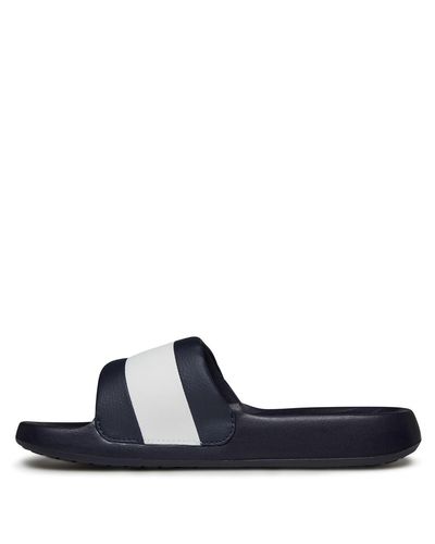 Lacoste S Serve Metal Pool Shoes Navy/white 8 Uk - Blue