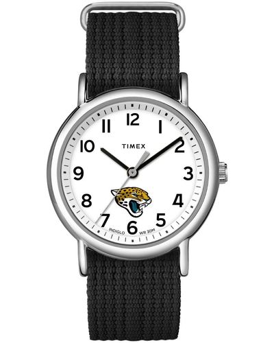 Timex Jacksonville Jaguars With Slip-thru Single Layer - Black