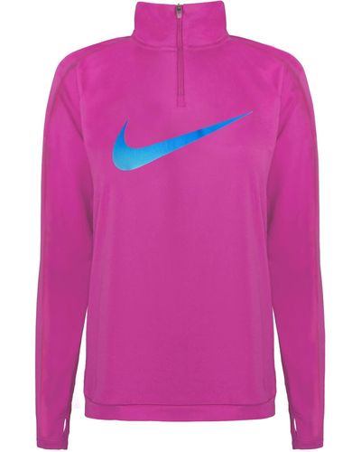 Nike DF Swoosh Funktionsshirt rosa XL - Pink