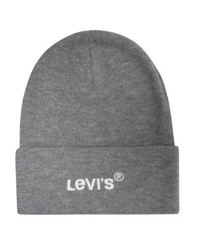 Levi's Wordmark Beanie Boina - Gris