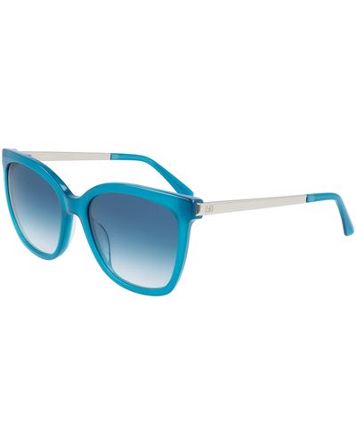 Calvin Klein Ck21703s Square Sunglasses - Blue